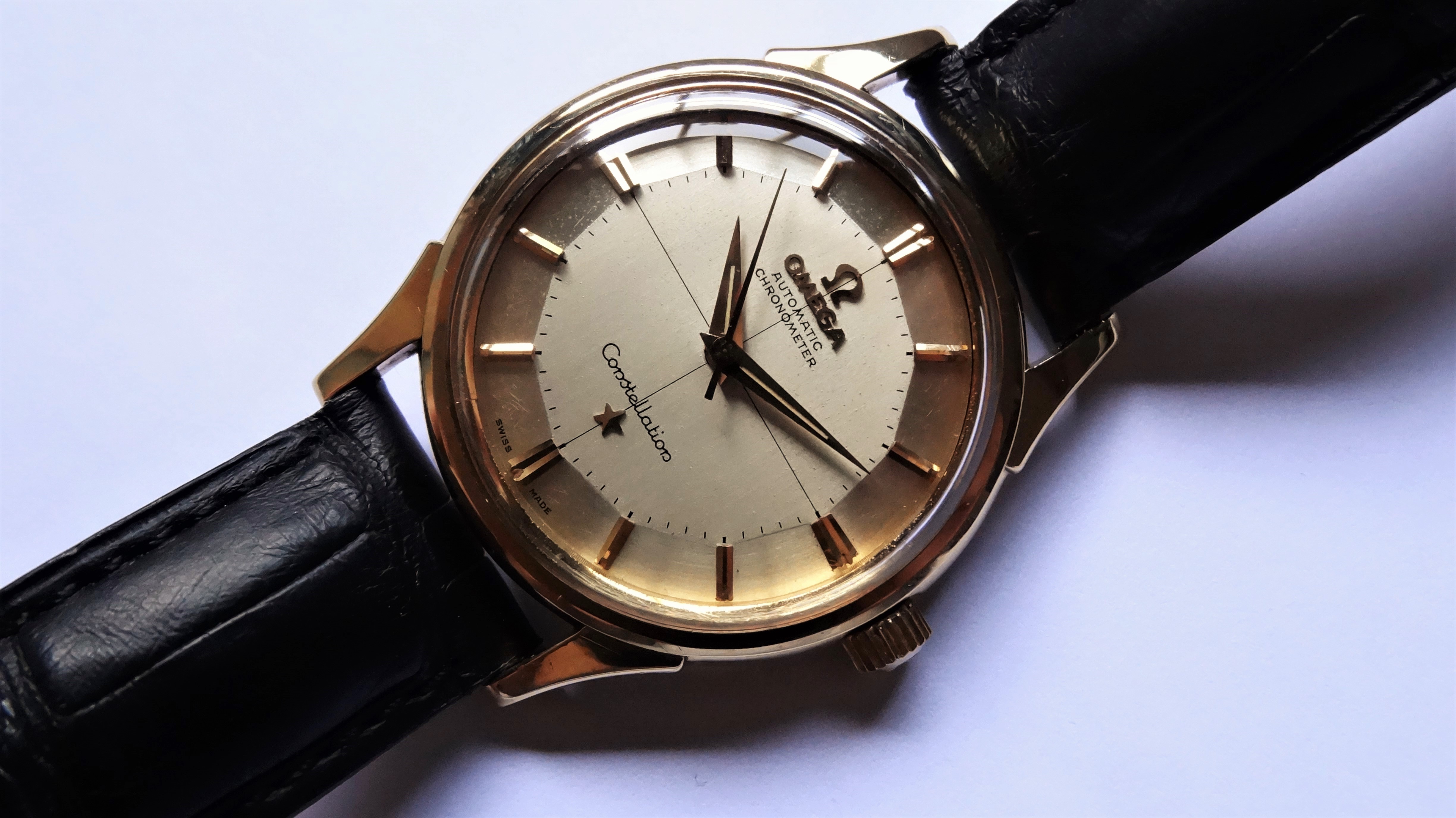 Omega Constellation Pie Pan K Yellow Gold Price On Request Vflwatches